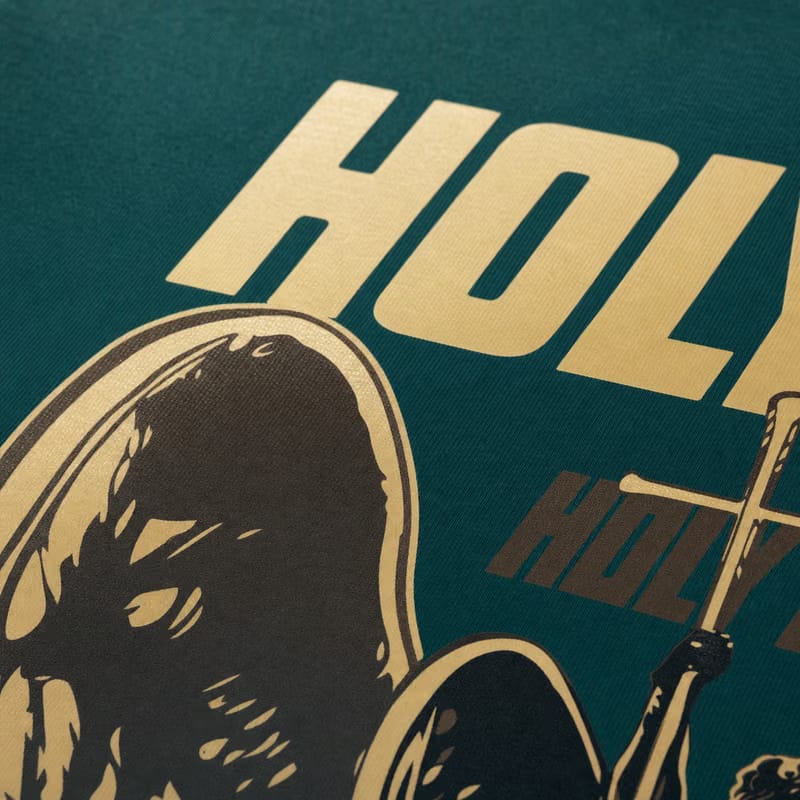 Holy Spirit Blacklist Green Forest Bowling Shirt