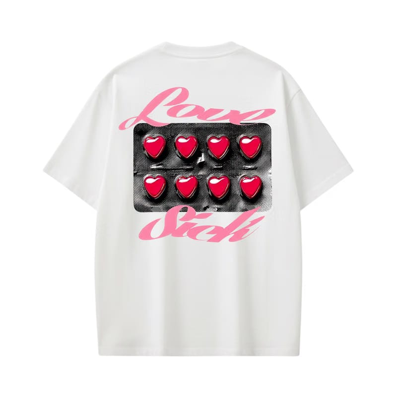 Love Sick Blacklist White T-Shirt