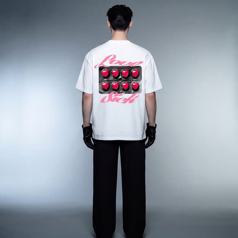 Love Sick Blacklist White T-Shirt
