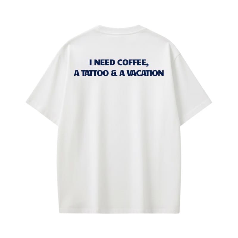 Need Blacklist White T-Shirt