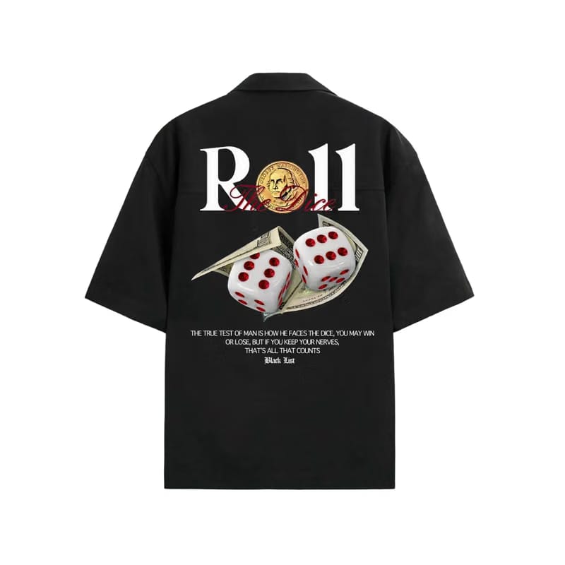 Roll the Dice Blacklist Black Bowling Shirt