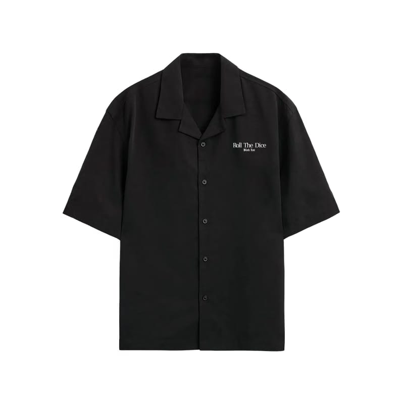 Roll the Dice Blacklist Black Bowling Shirt