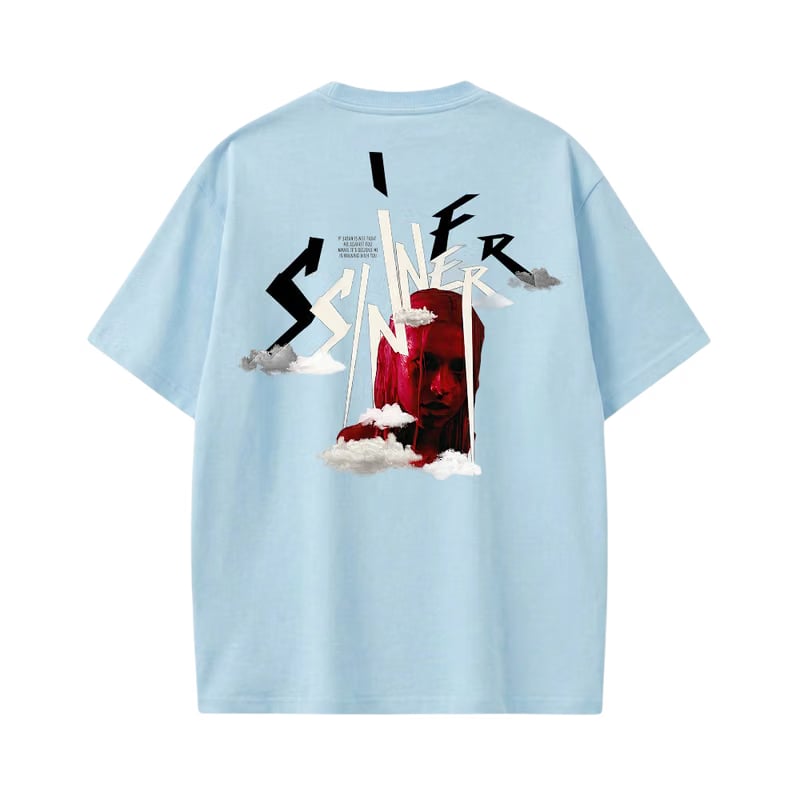 Sinner Blacklist Ice Blue T-Shirt