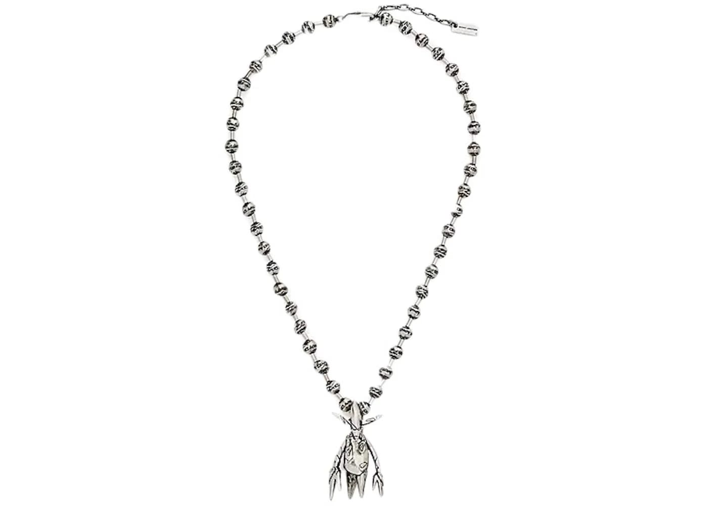 Marc Jacobs x Futura Pointman Necklace Silver-Plated Brass