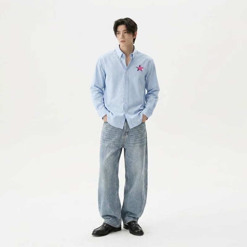 Mind Set Be Autyst Ice Blue Shirt
