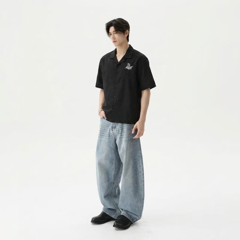 Money Can Buy Happiness Be Autyst Black Bowling Shirt
