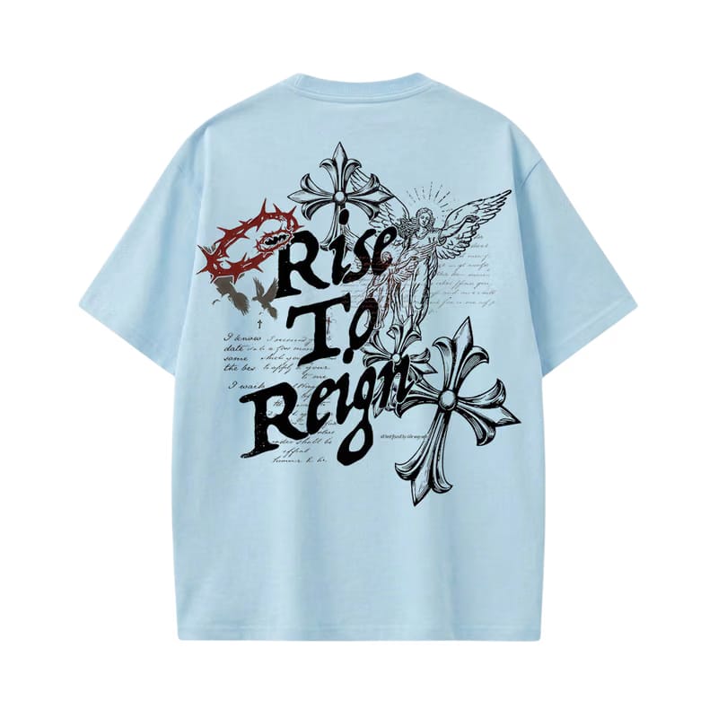 Rise Be Autyst Ice Blue T-Shirt