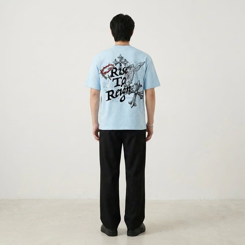 Rise Be Autyst Ice Blue T-Shirt