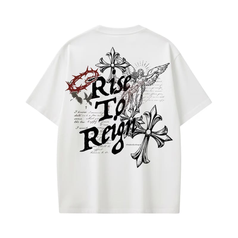 Rise Be Autyst White T-Shirt