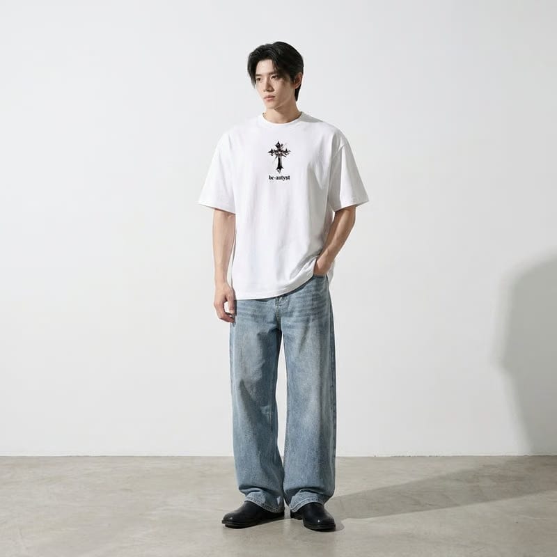 Rise Be Autyst White T-Shirt
