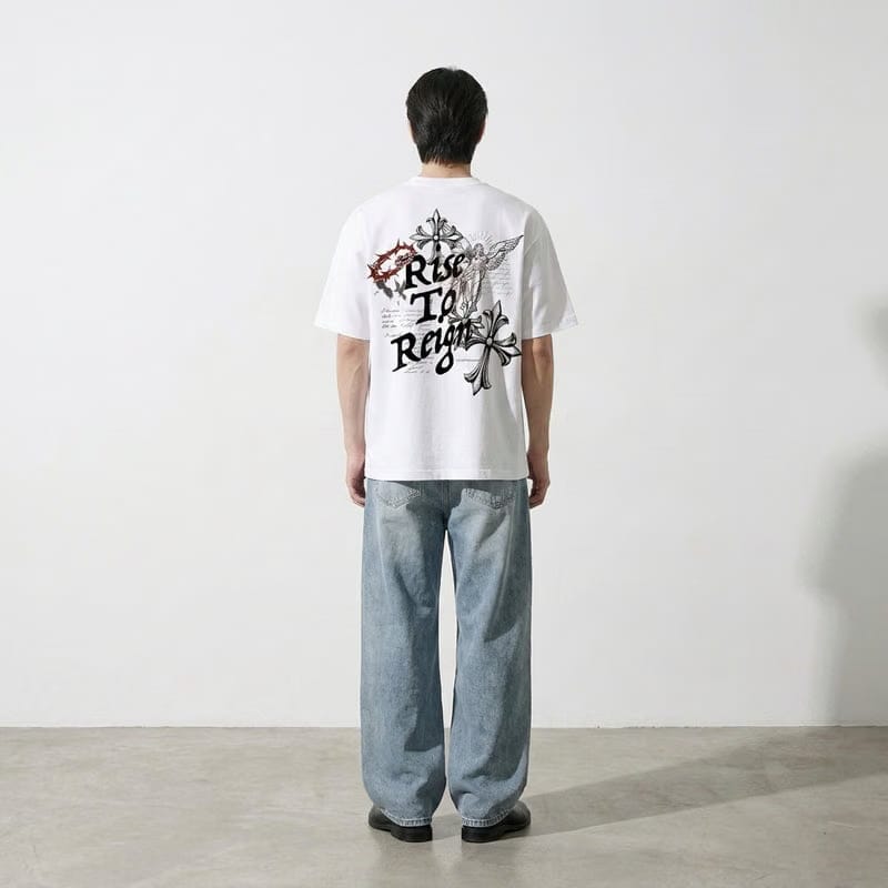 Rise Be Autyst White T-Shirt