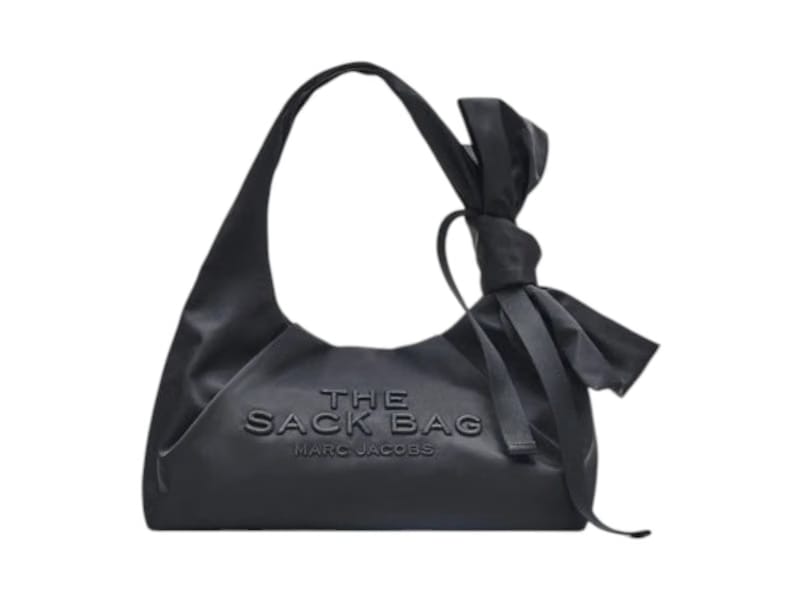Marc Jacobs Bow Nylon Sack Bag Black