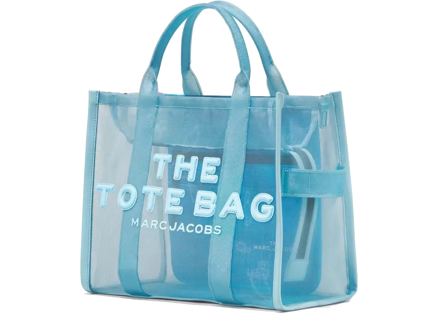 Marc Jacobs The Mesh Tote Bag Medium Pale Blue
