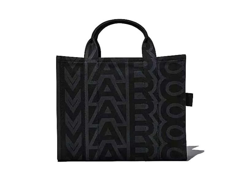 Marc Jacobs The Outline Monogram Medium Tote Bag Black Multi