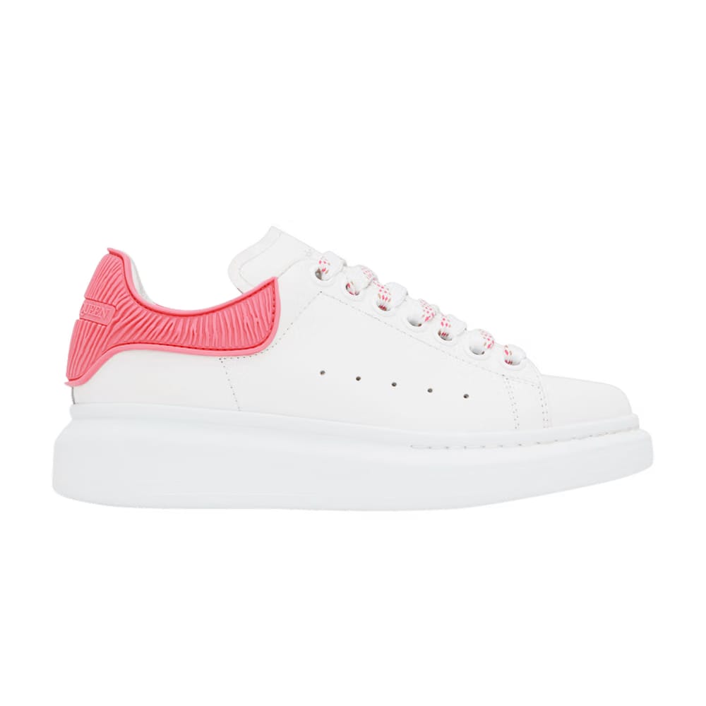 Alexander McQueen Wmns Oversized Sneaker 'White Pink Zebra'