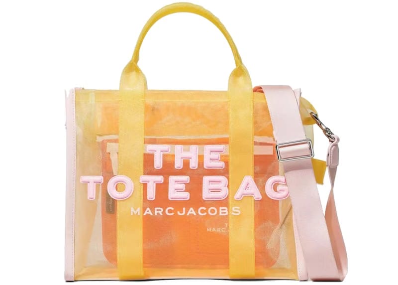 Marc Jacobs The Mesh Tote Bag Medium Yellow/Multi