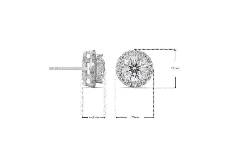 0 5 CT Halo Lab Grown Diamond Solitaire Earrings_in-stock