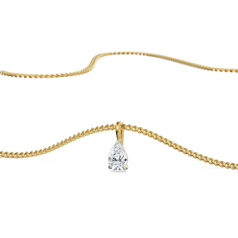 0 5 CT Pear Lab Grown Diamond Solitaire Pendant_in-stock