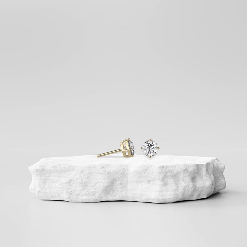0.25 CT Lab Grown Diamond Solitaire Studs