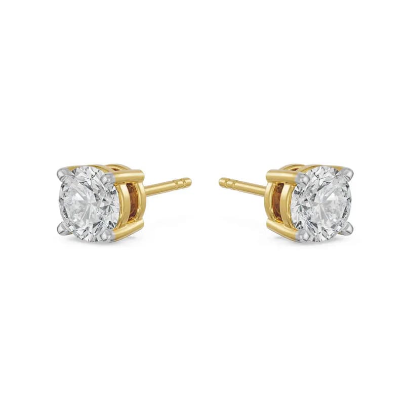 0.25 CT Lab Grown Diamond Solitaire Studs 9KT