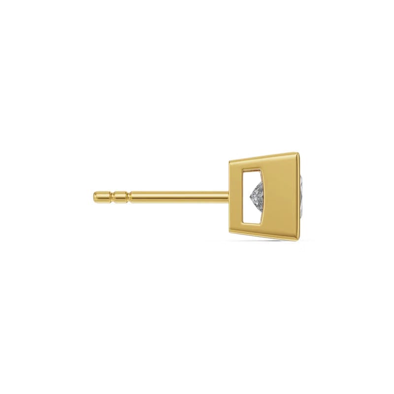 0.25 CT Lab Grown Diamond Solitaire Studs for Men