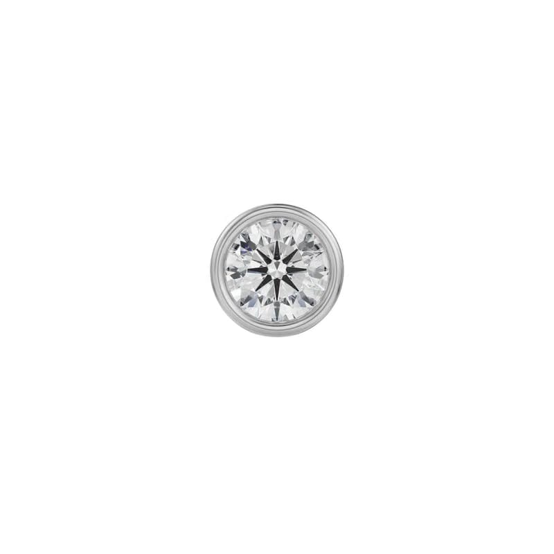 0.25 CT Round Lab Grown Diamond Solitaire Studs for Men