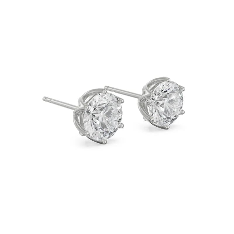 0.5 CT Petal Lab Grown Diamond Solitaire Studs