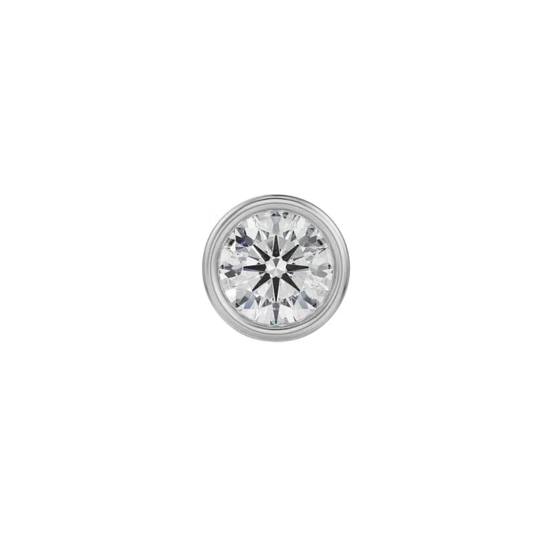 0.5 CT Round Lab Grown Diamond Solitaire Studs for Men 9KT