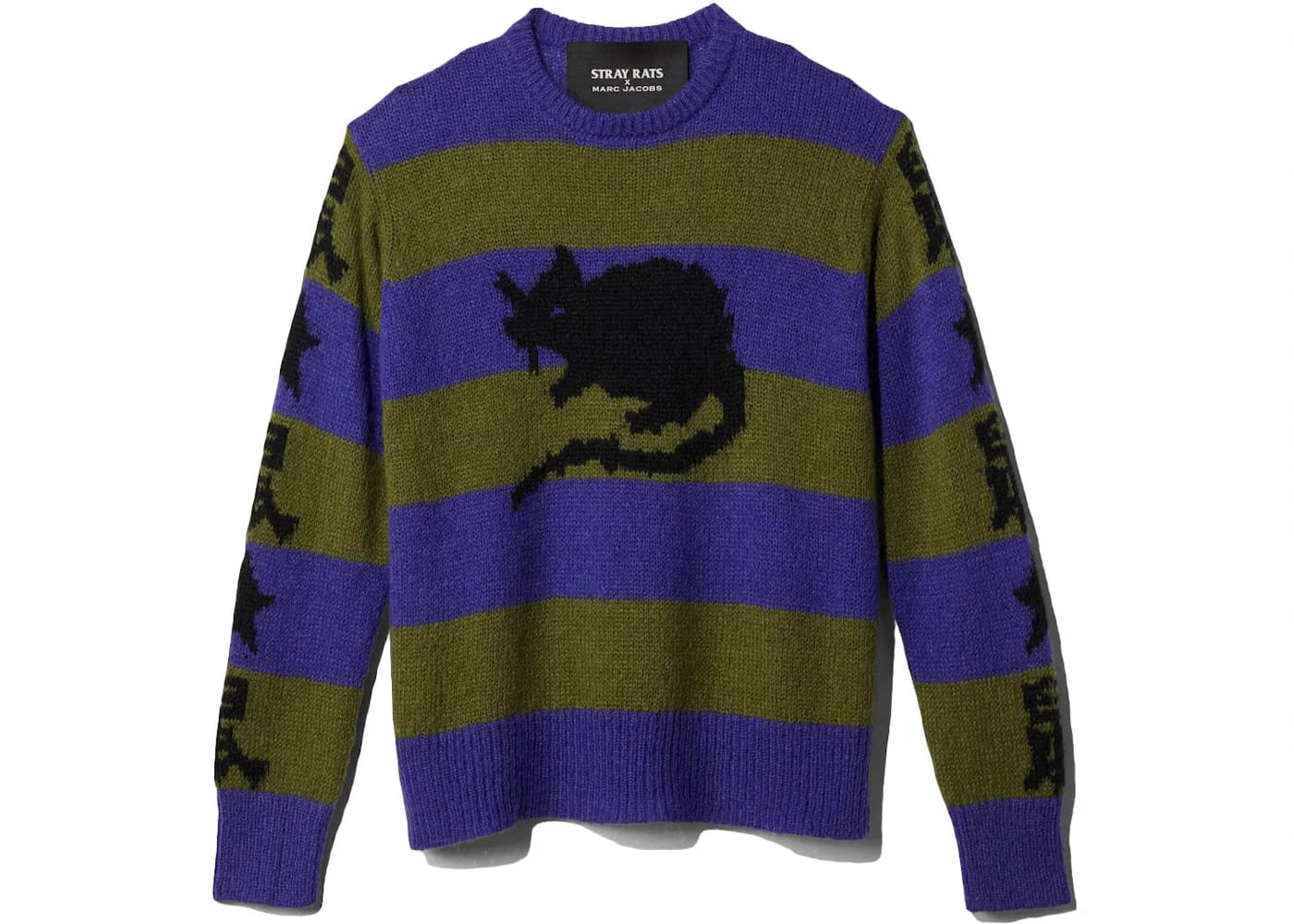 Marc Jacobs x Stray Rats The Grunge Sweater Purple Multi