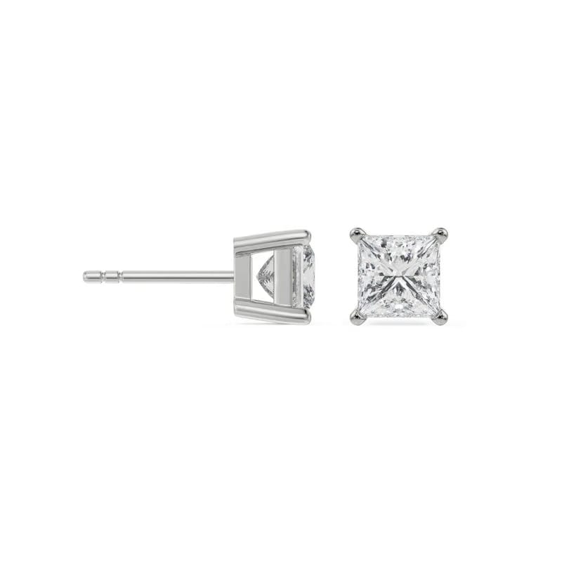 0.5 CT Timeless Princess Lab Grown Diamond Solitaire Studs 9KT