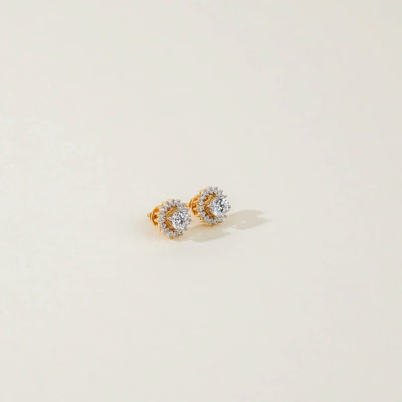 0.50 CT Chakra Detachable Lab Diamond Studs