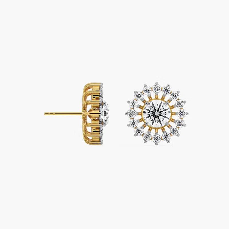 0.50 CT Chakra Detachable Lab Diamond Studs