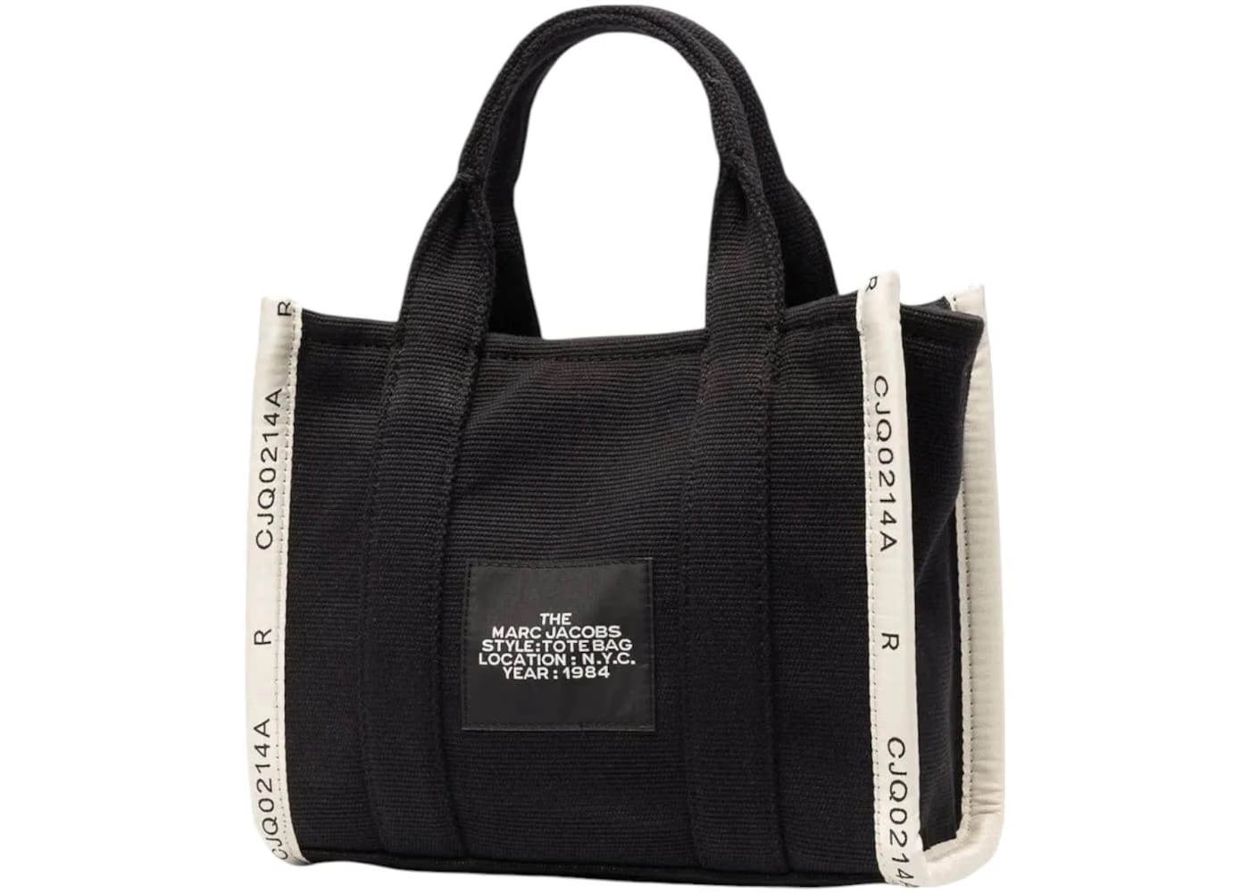 Marc Jacobs The Jacquard Small Tote Black