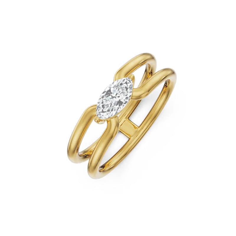 0.50 CT Marquise Engagement Ring