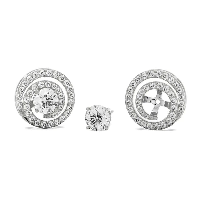 0.50 CT Spiral Detachable Lab Diamond Studs