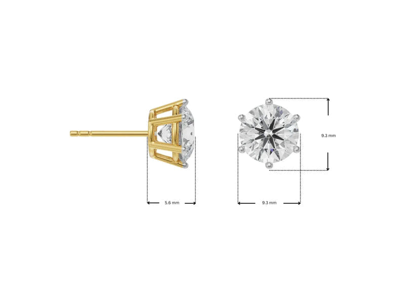 1 5 CT Versatile Lab Grown Diamond Solitaire Studs_in-stock