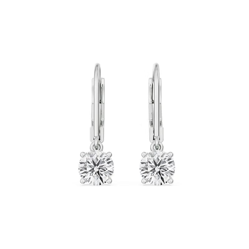 1 CT Cora Solitaire Earrings 9KT