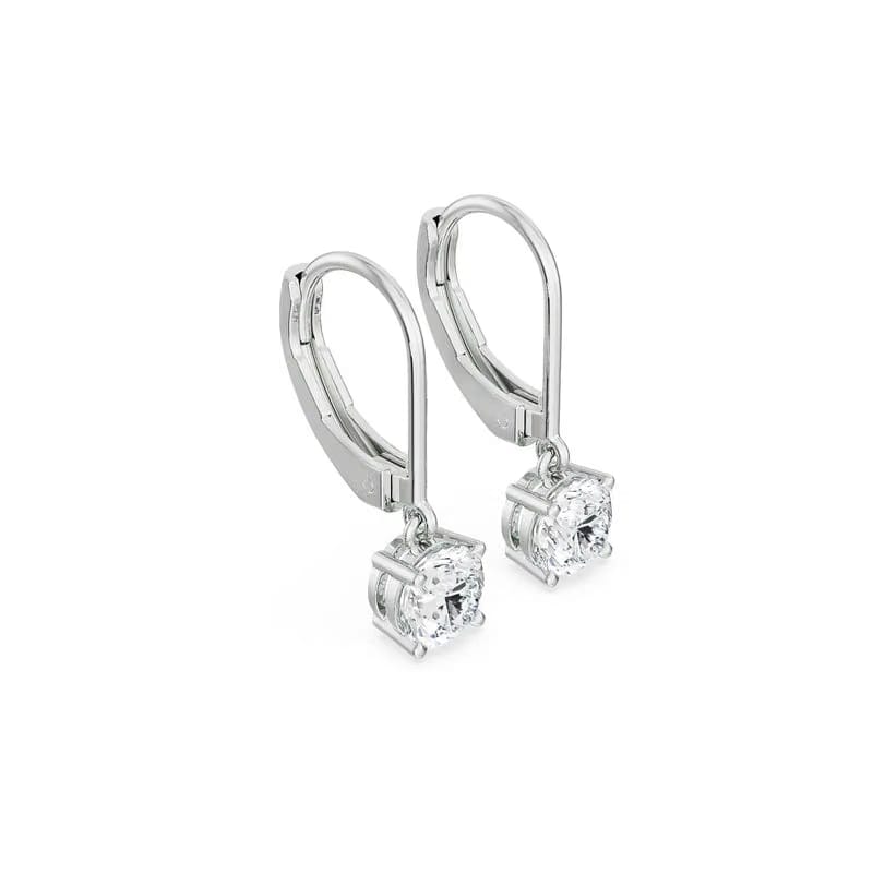 1 CT Cora Solitaire Earrings 9KT