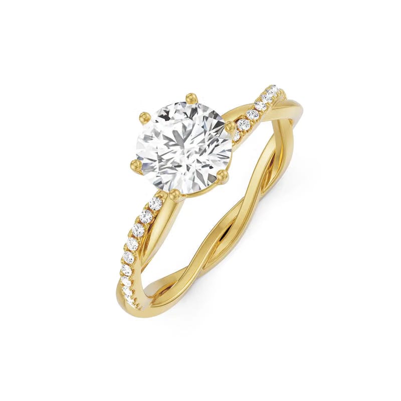 1 CT Daphne Lab Grown Diamond Ring