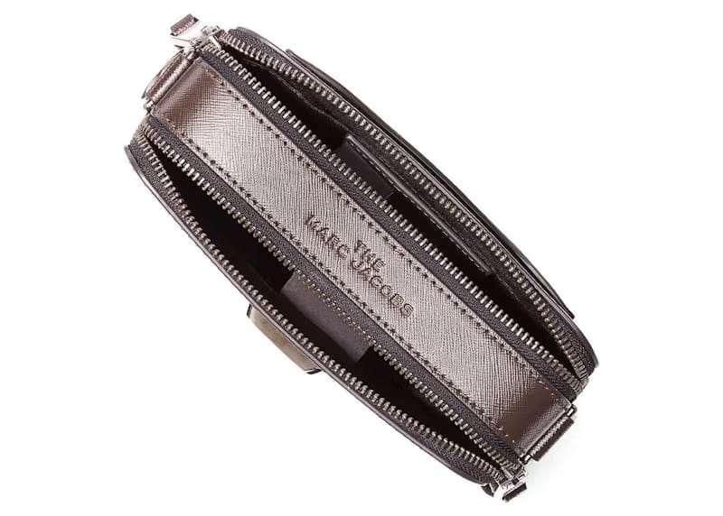 Marc Jacobs The Snapshot DTM Camera Bag Metallic Grey