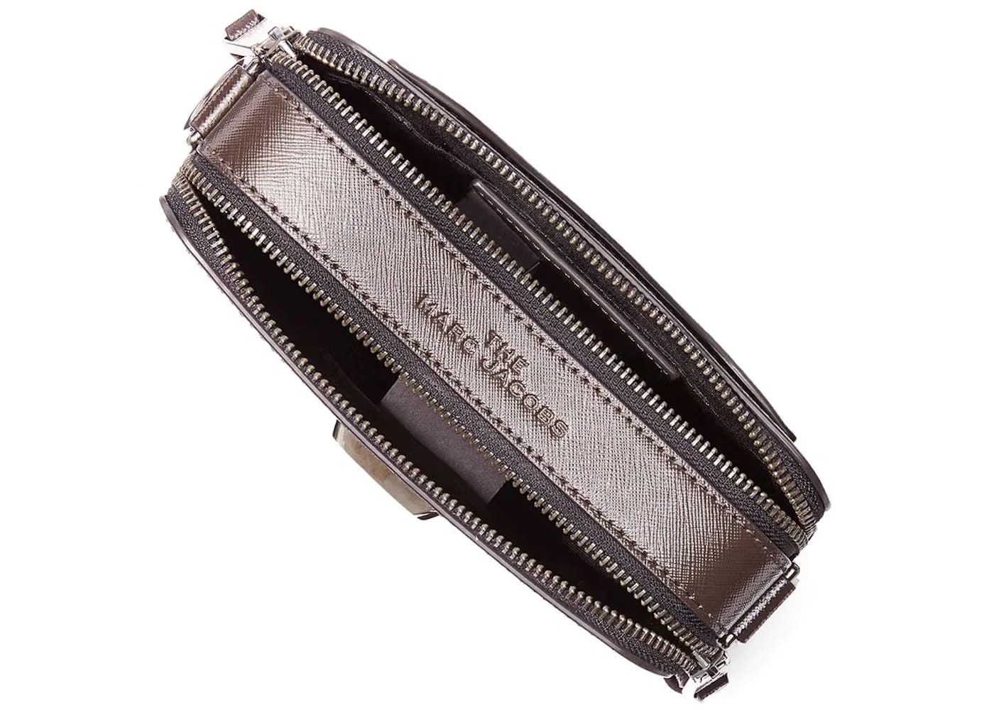 Marc Jacobs The Snapshot DTM Camera Bag Metallic Grey