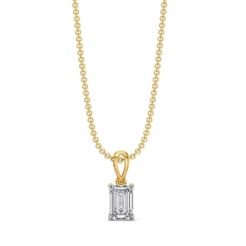 1 CT Elite Emerald Lab Grown Diamond Pendant