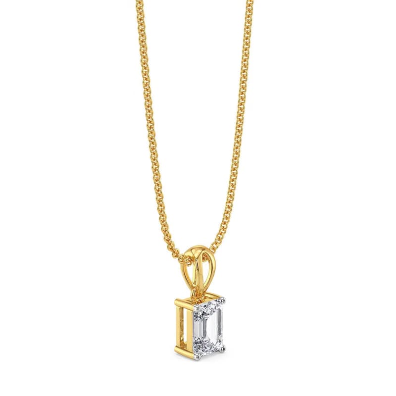 1 CT Elite Emerald Lab Grown Diamond Pendant