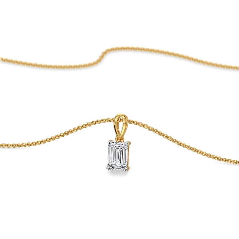1 CT Elite Emerald Lab Grown Diamond Pendant