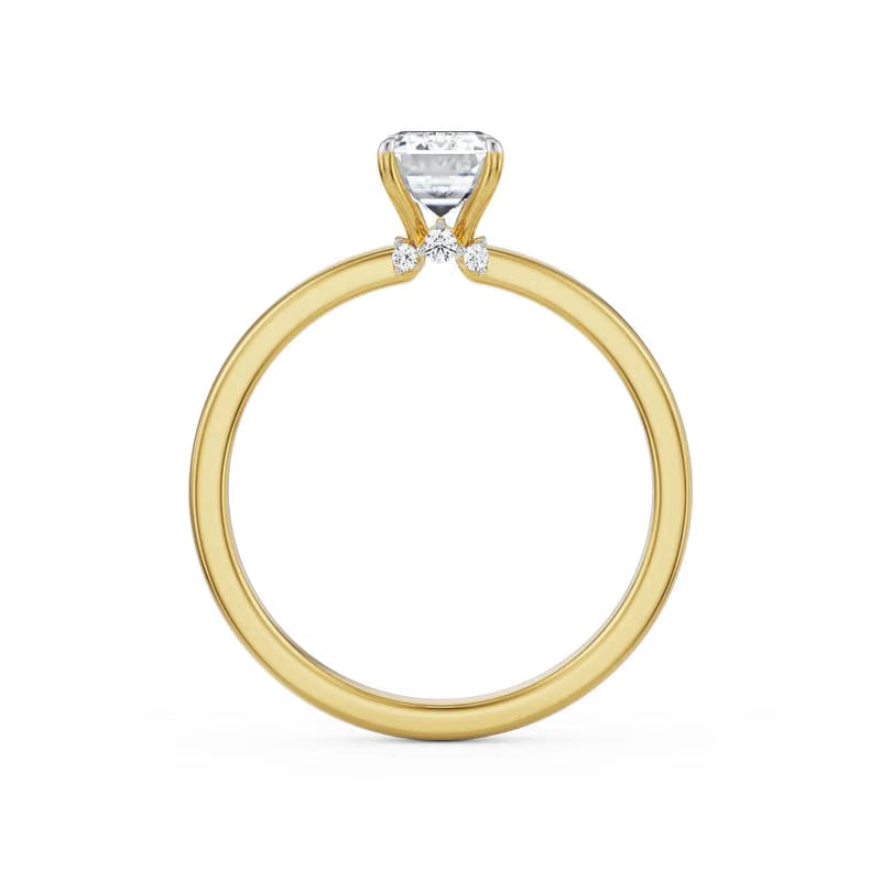 1 CT Emerald Lab Grown Diamond Solitaire Ring_in-stock
