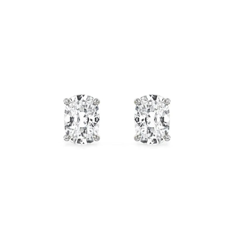 1 CT Enchanting Cushion Lab Grown Diamond Studs