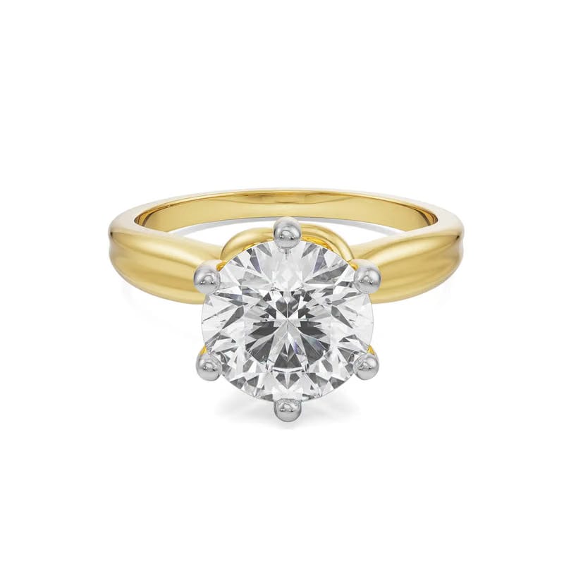 1 CT Knot Solitaire Diamond Ring 9KT