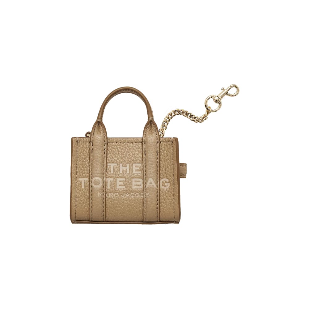 Marc Jacobs The Nano Tote Charm Bag Camel