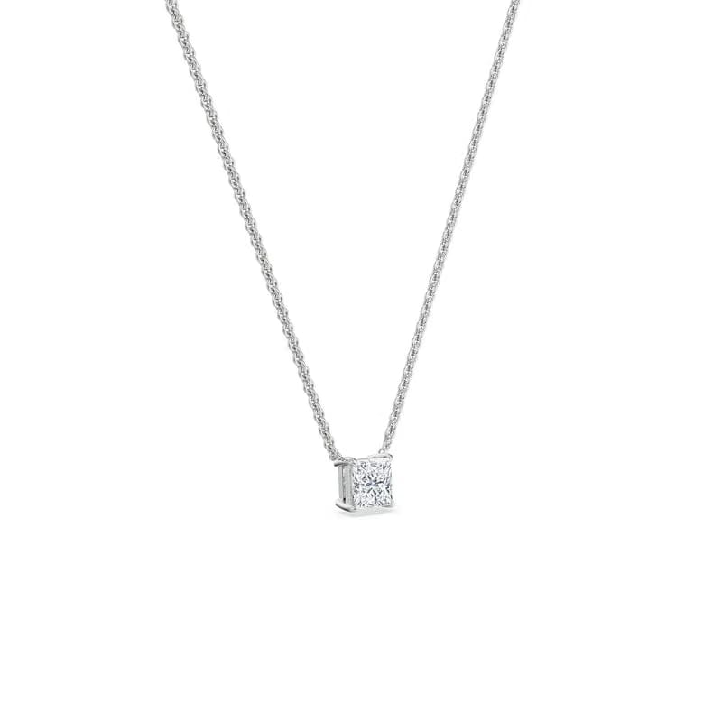1 CT Princess Lab Grown Diamond Necklace