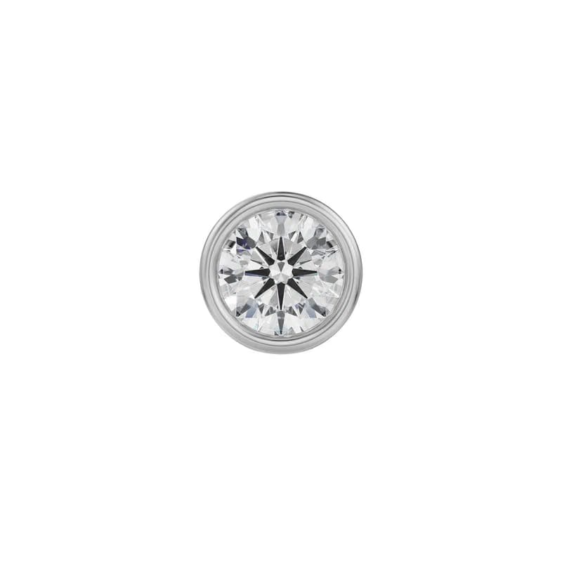 1 CT Round Lab Grown Diamond Solitaire Studs for Men